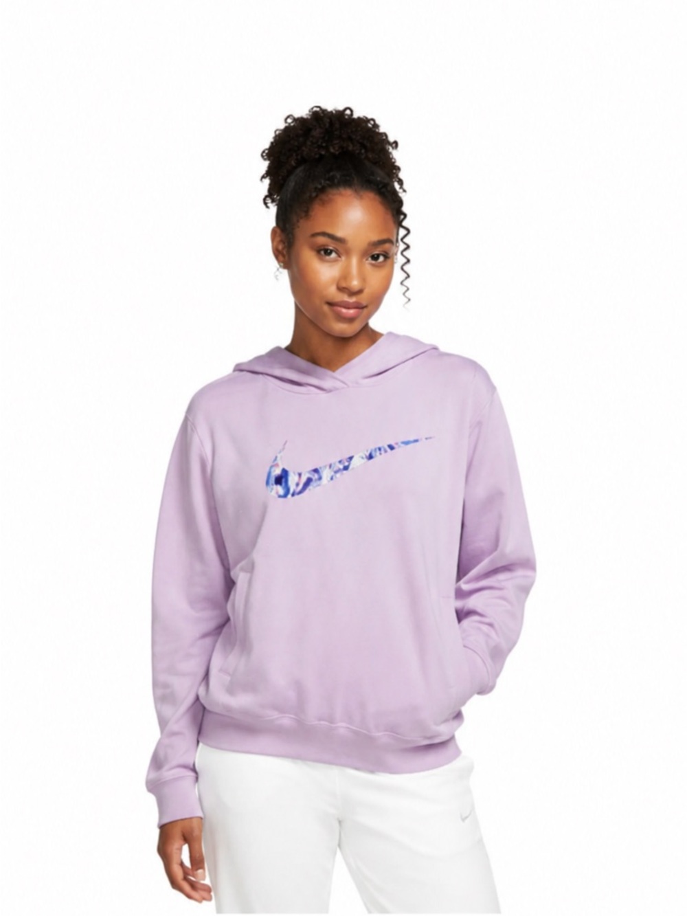 Nike Women's Dri-fit Light Purple Hoodie